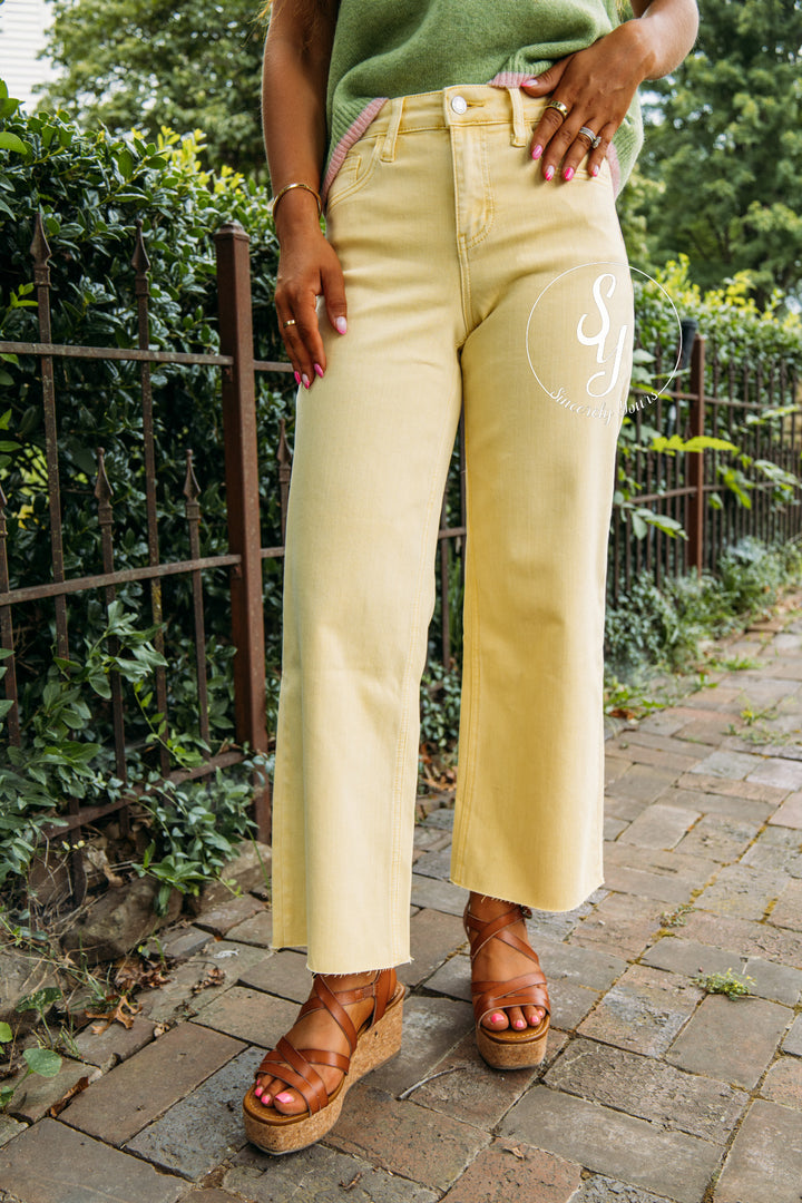 Sadie Mae Denim - Baby Yellow