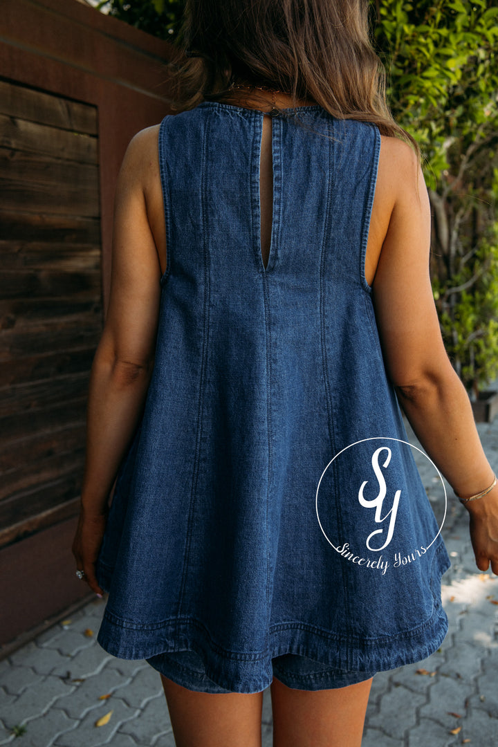 Suddenly Chic Set - Denim