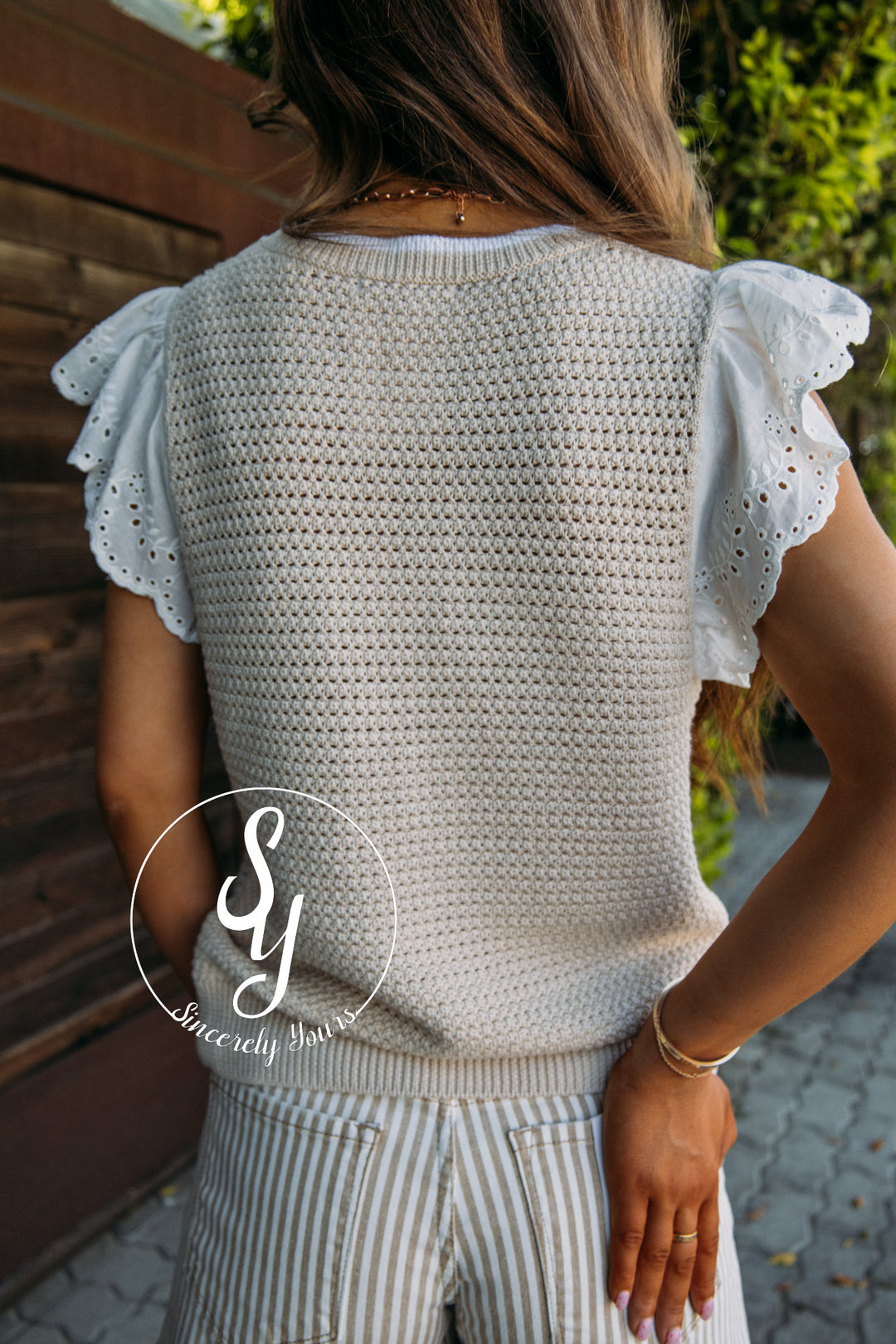 Glamour Feeling Sweater - Natural