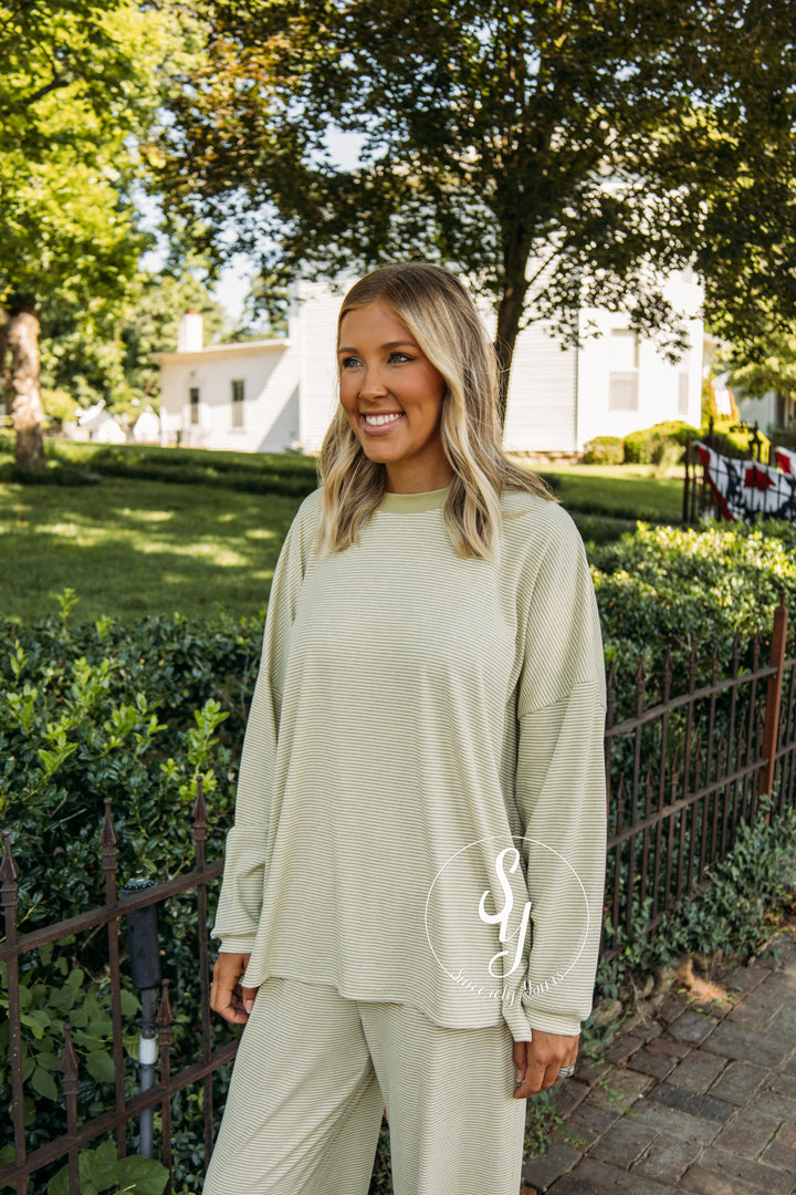 Breezy Air Top - Sage