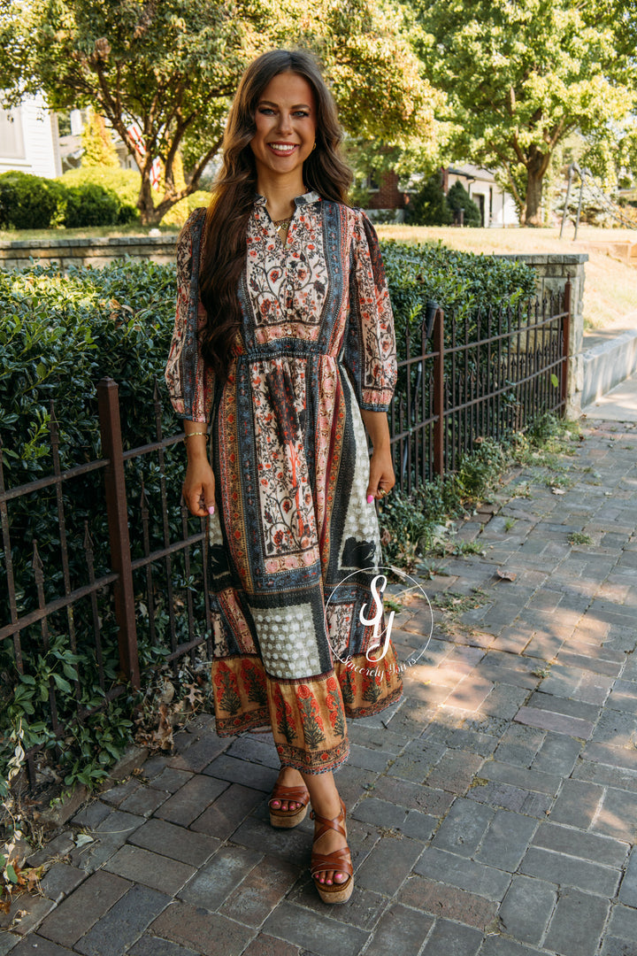 Autumn Darling Dress - Multi