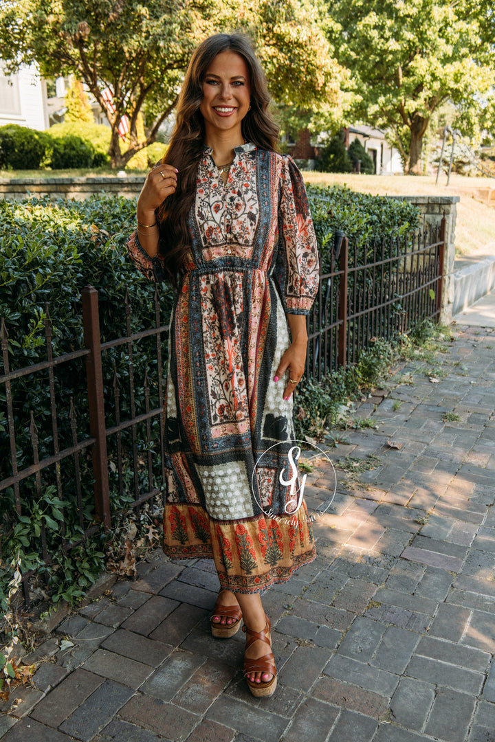 Autumn Darling Dress - Multi