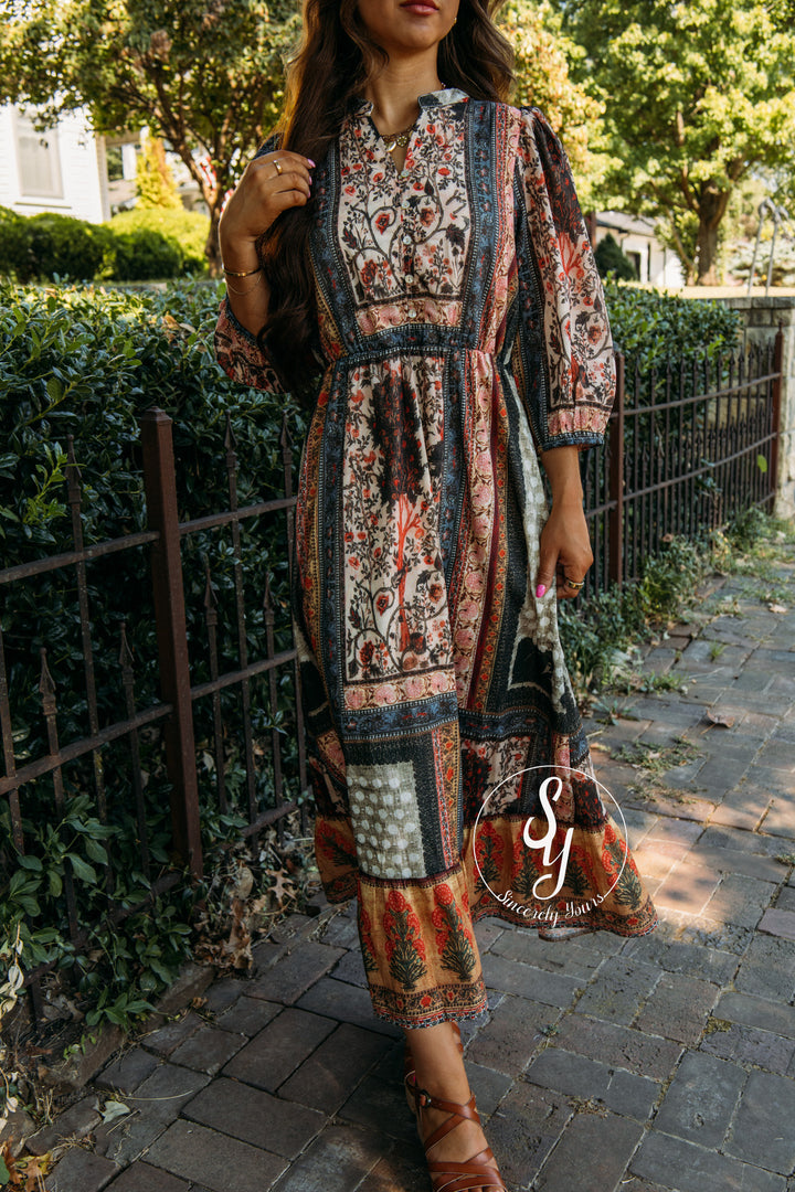Autumn Darling Dress - Multi