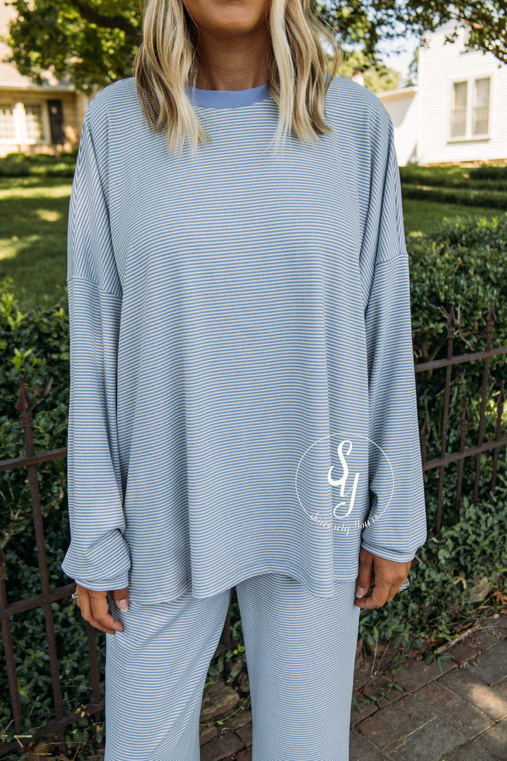 Breezy Air Top - Periwinkle