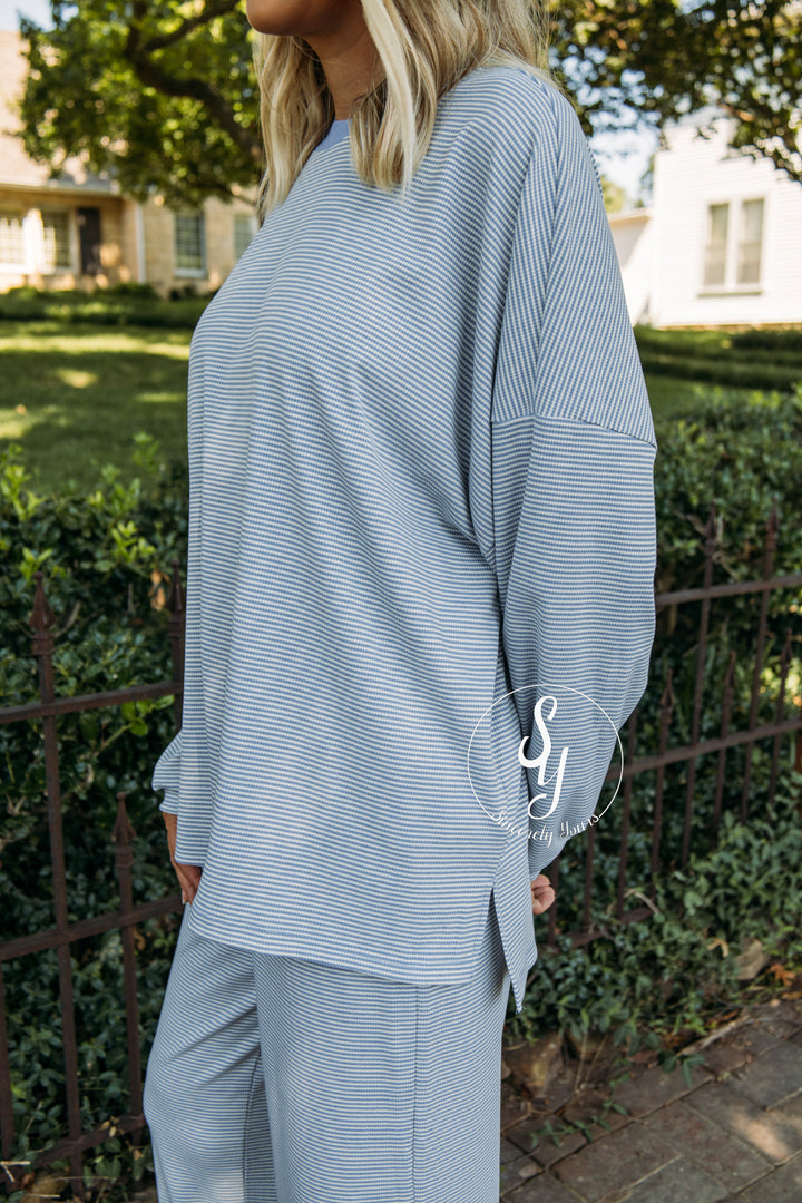 Breezy Air Top - Periwinkle