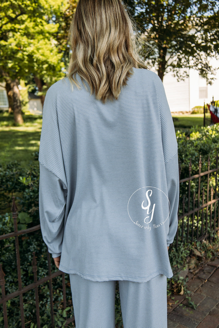 Breezy Air Top - Periwinkle