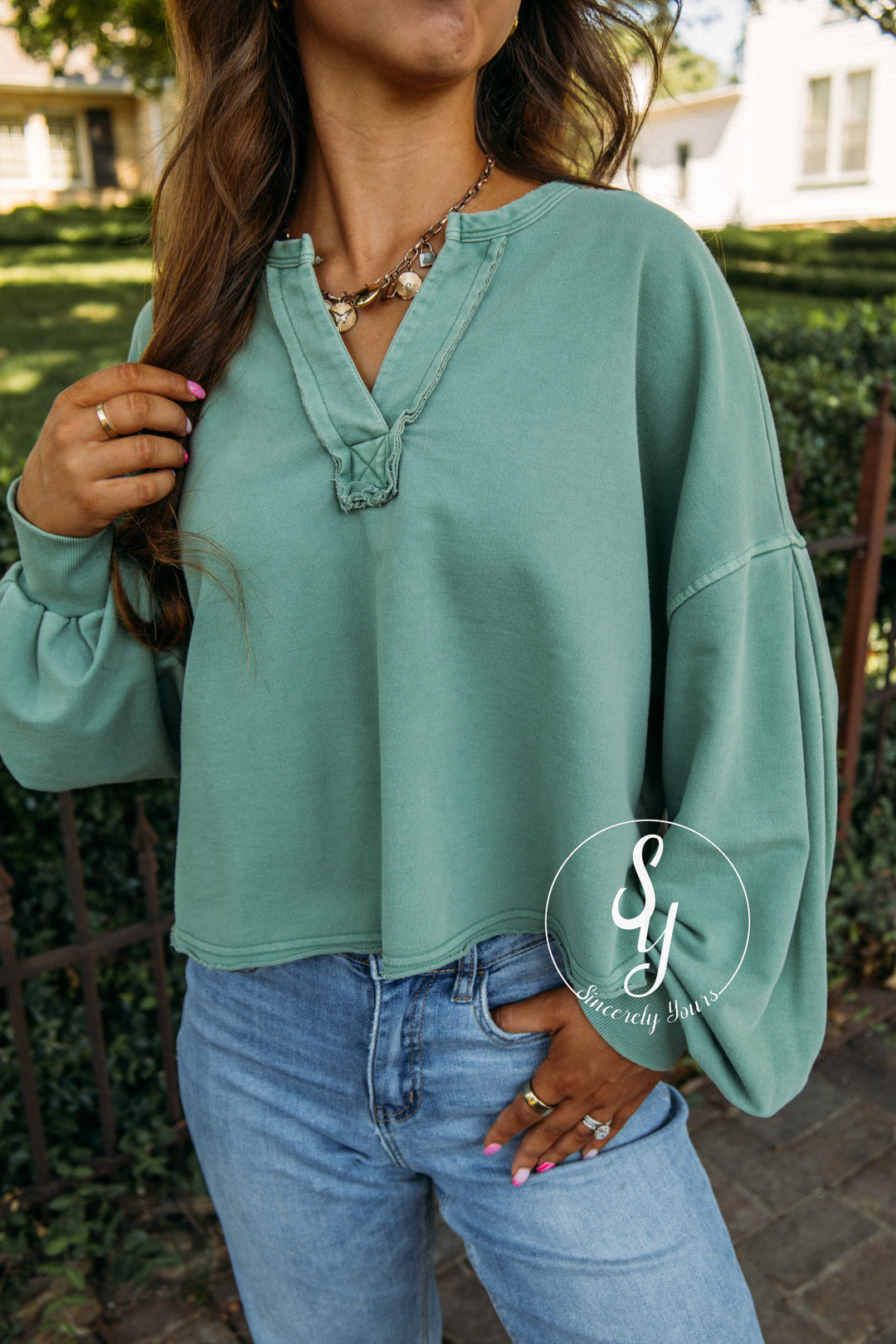 Lena Top - Olive