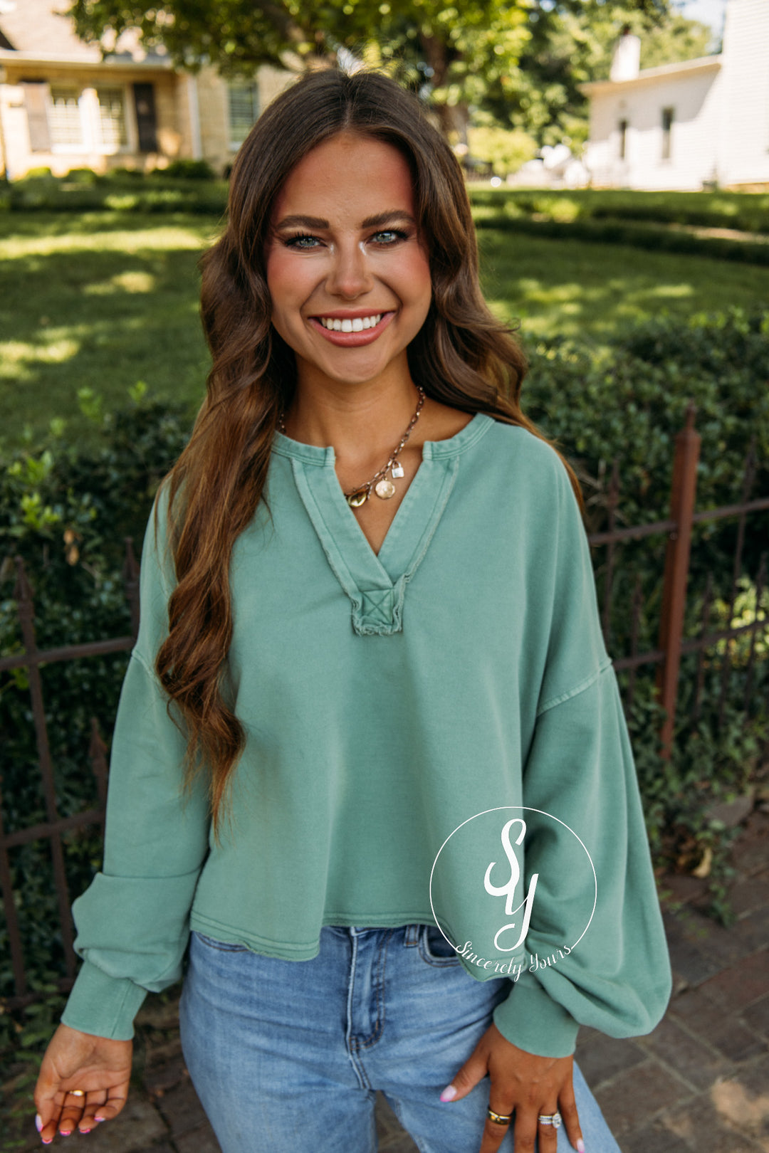 Lena Top - Olive