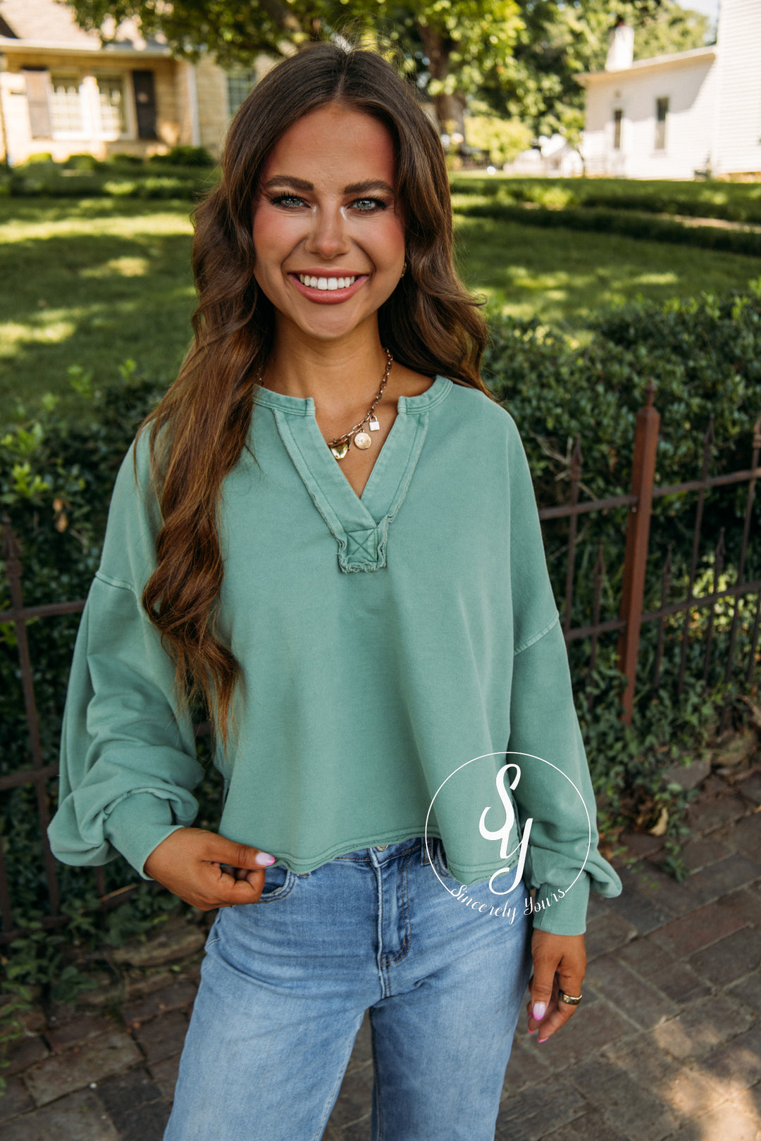 Lena Top - Olive
