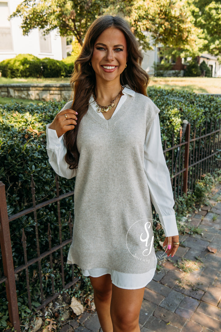 Harvest Dress - Beige