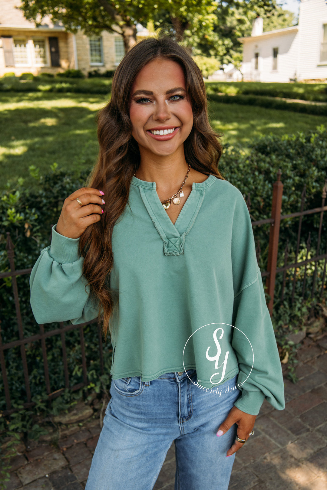 Lena Top - Olive