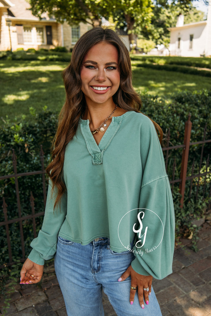 Lena Top - Olive
