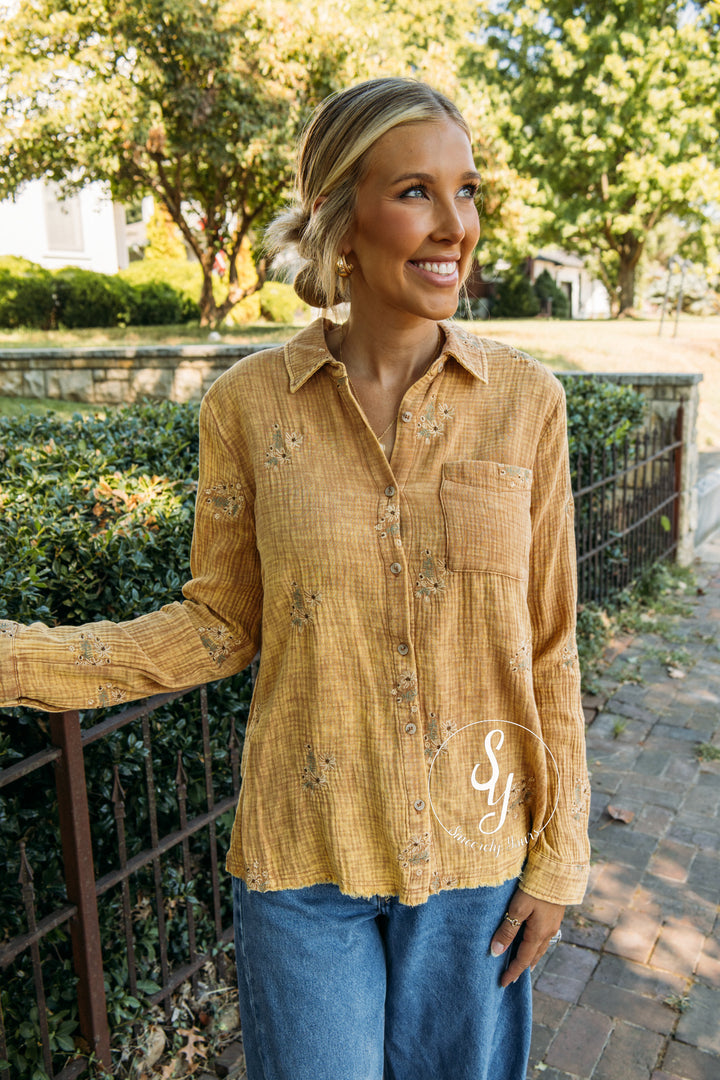 Juliette Top - Washed Latte