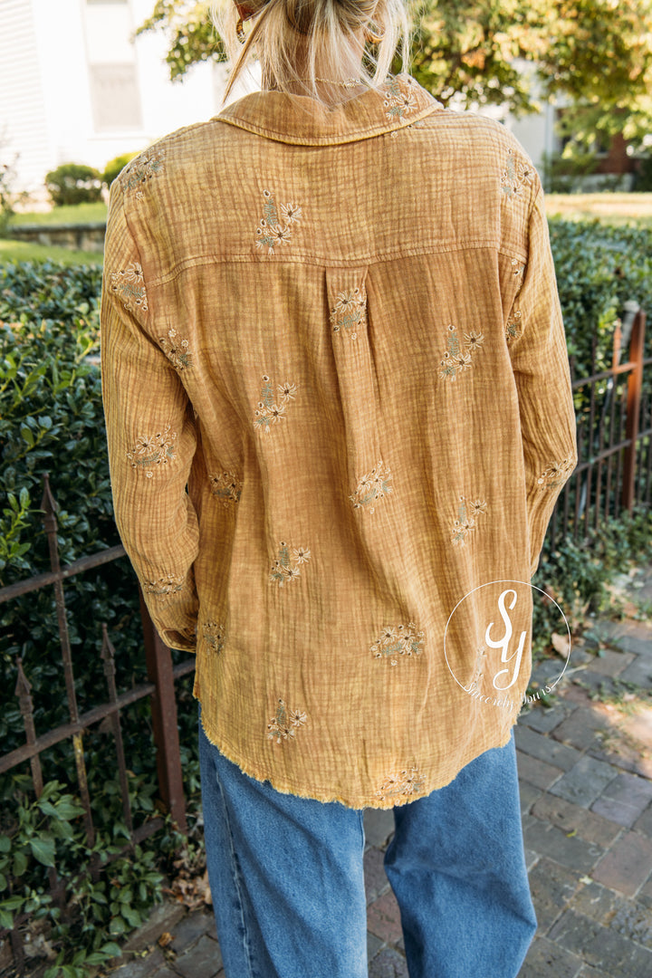 Juliette Top - Washed Latte