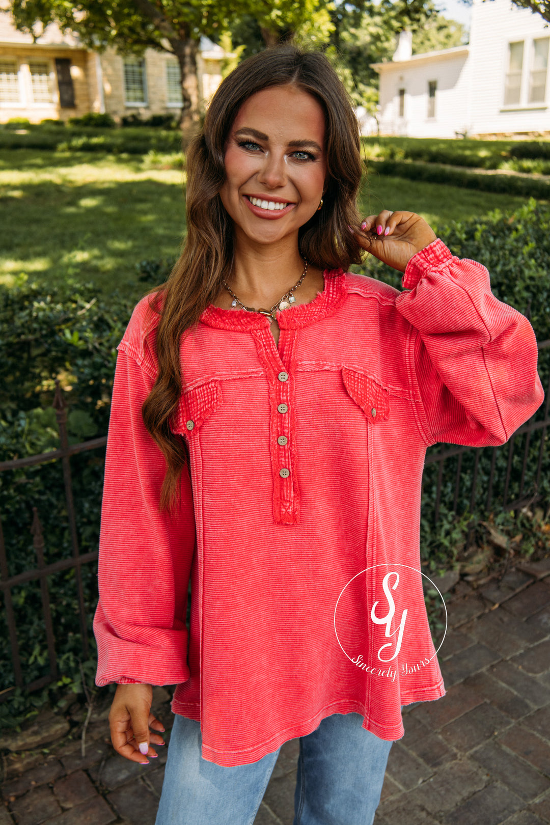 Loving Warmth Top - Strawberry