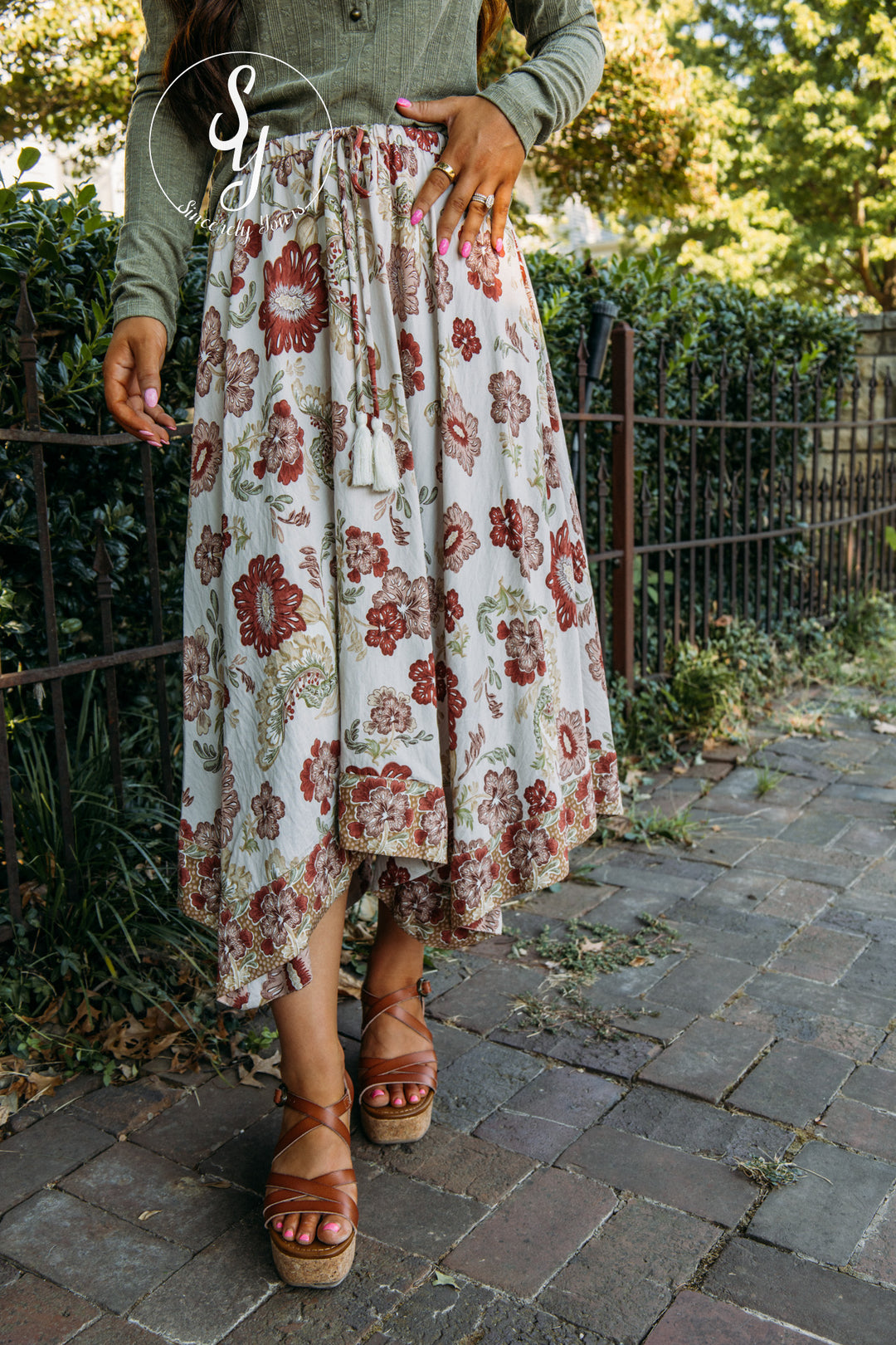 First Pick Skirt - Brick Red