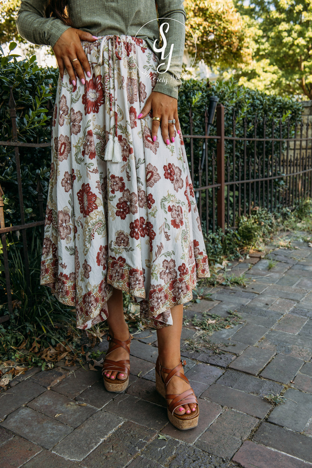 First Pick Skirt - Brick Red