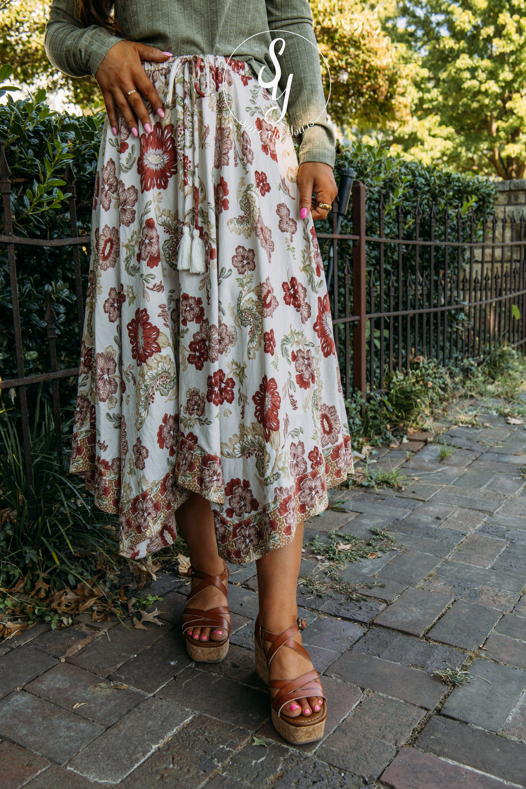 First Pick Skirt - Brick Red