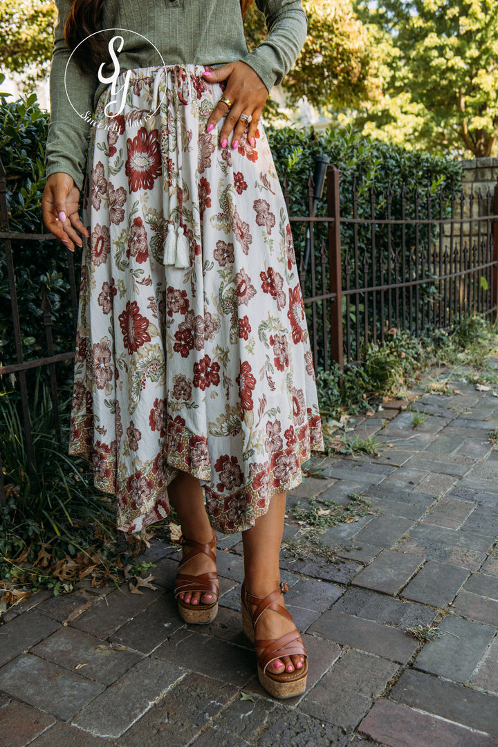 First Pick Skirt - Brick Red