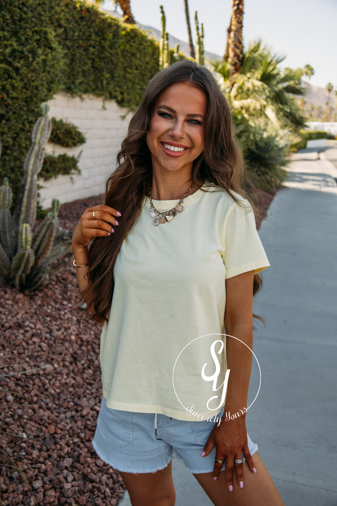 Asher Tee - Butter Yellow