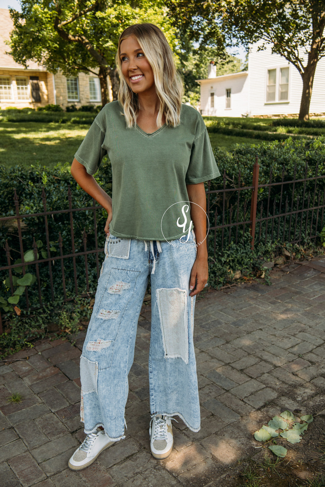 All Patched Pants - Denim