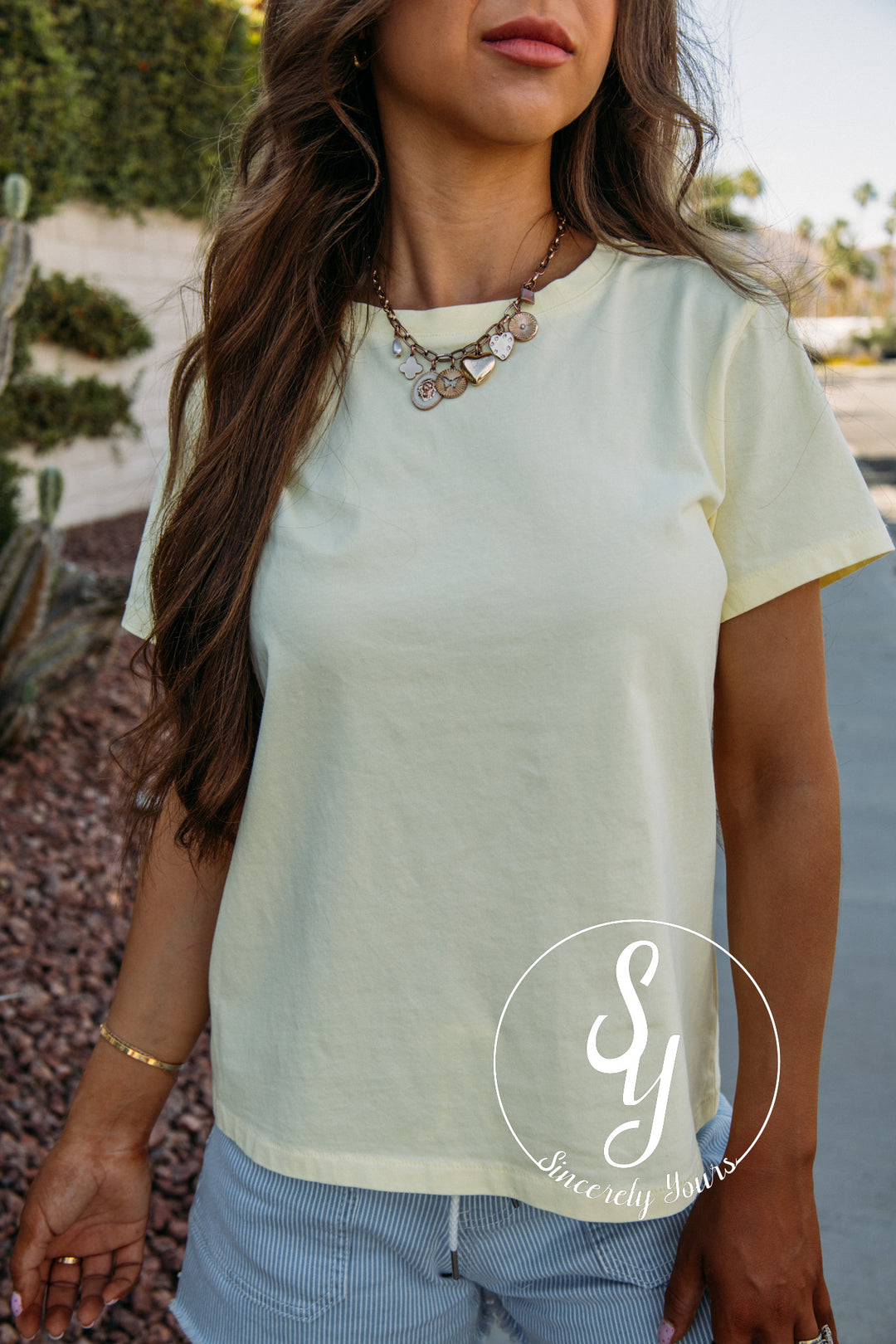 Asher Tee - Butter Yellow