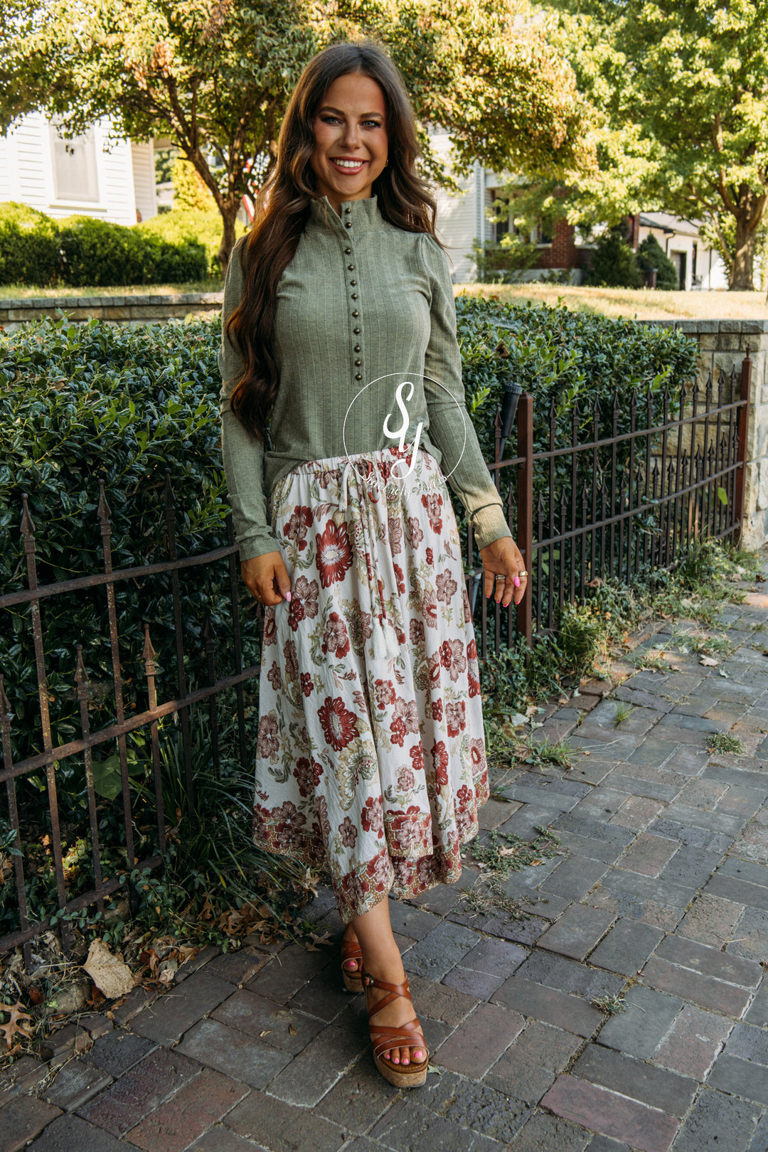 First Pick Skirt - Brick Red