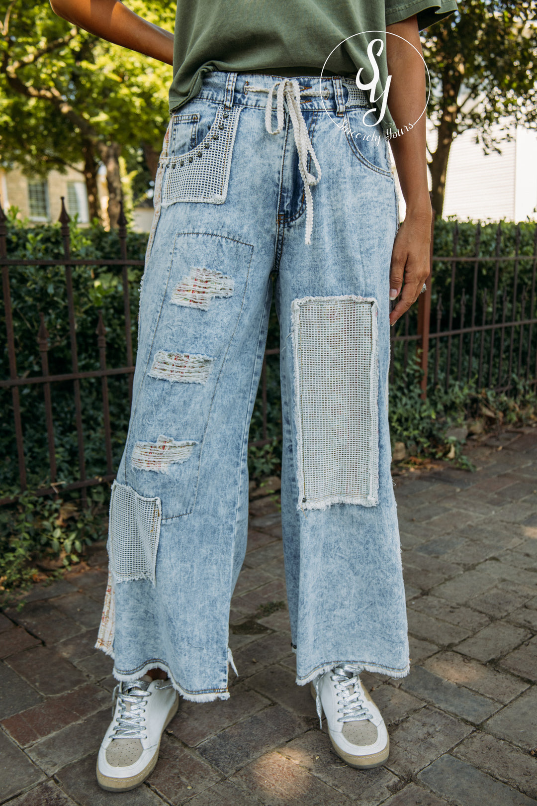 All Patched Pants - Denim