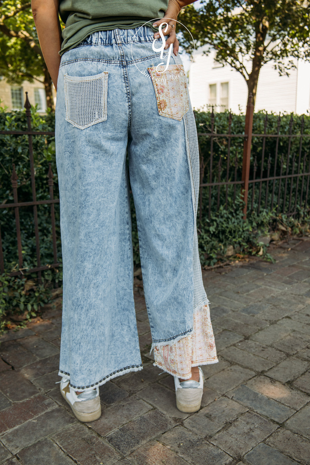All Patched Pants - Denim