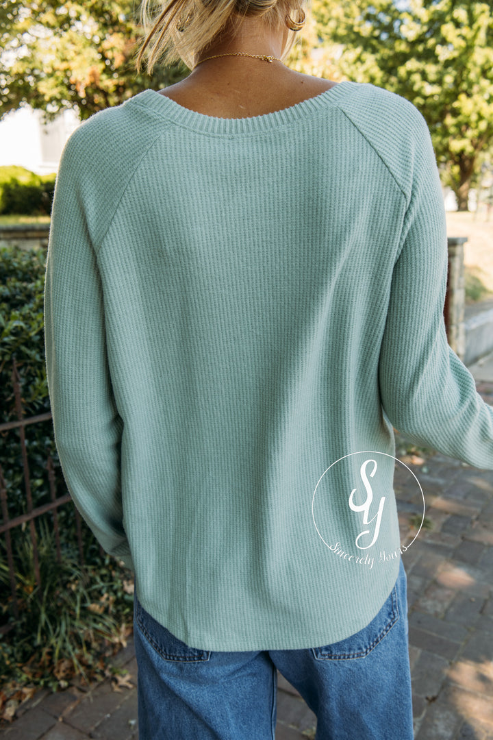 The Ideal Top - Sage Green