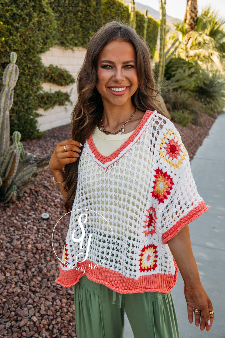 Airy Feeling Top - Coral