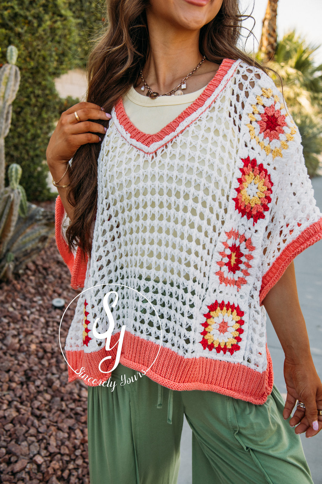 Airy Feeling Top - Coral