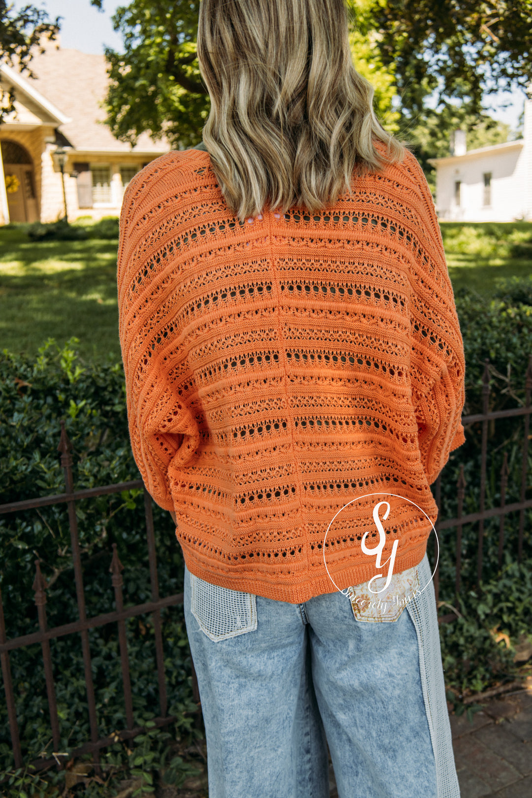 Pearson Cardigan - Orange