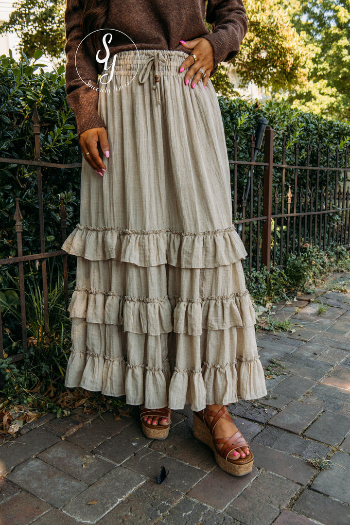 Wylder Skirt - Light Taupe