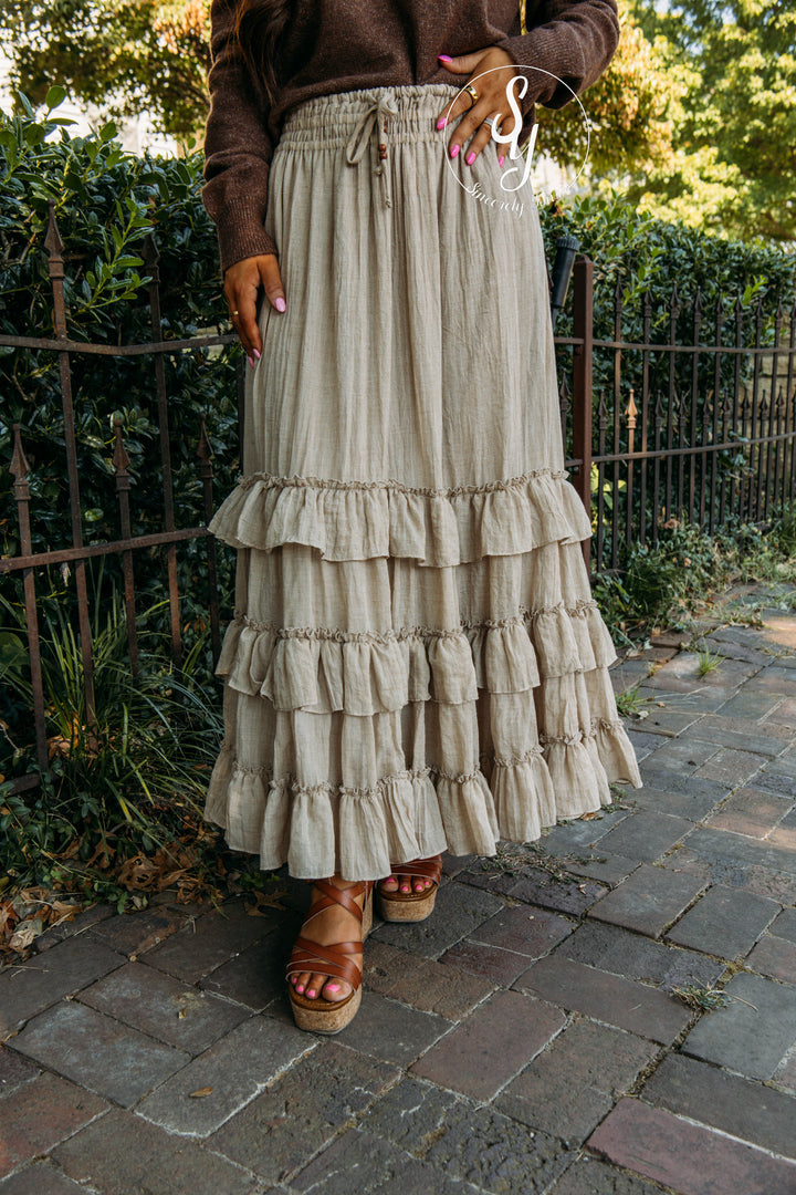 Wylder Skirt - Light Taupe