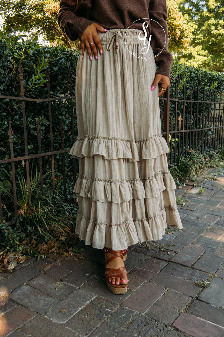Wylder Skirt - Light Taupe