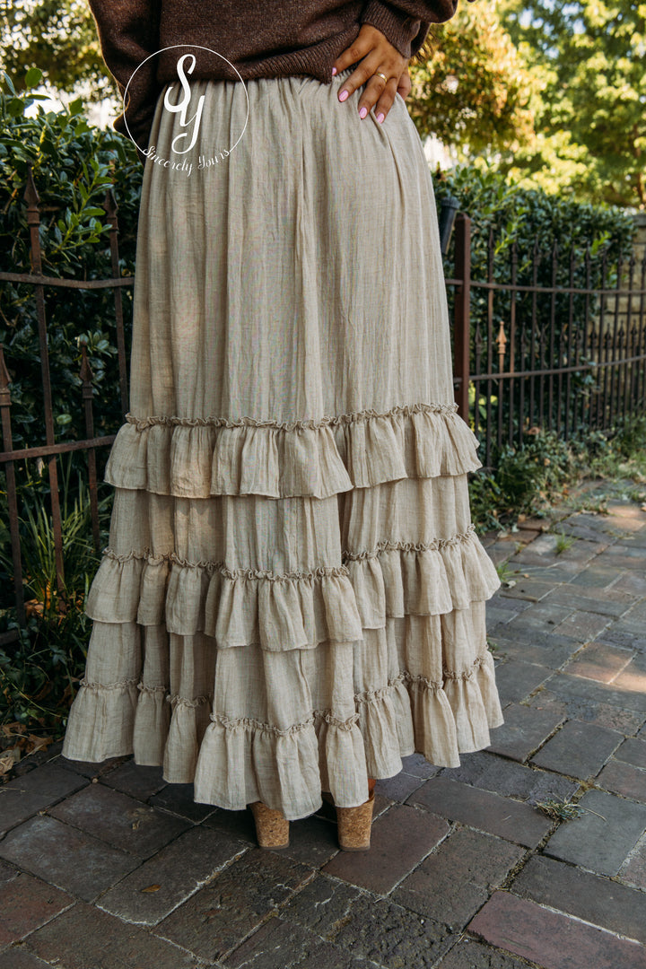 Wylder Skirt - Light Taupe
