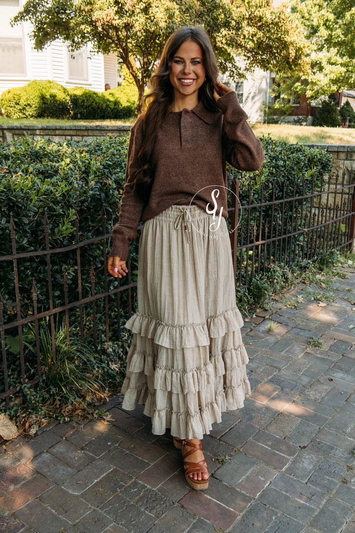 Wylder Skirt - Light Taupe