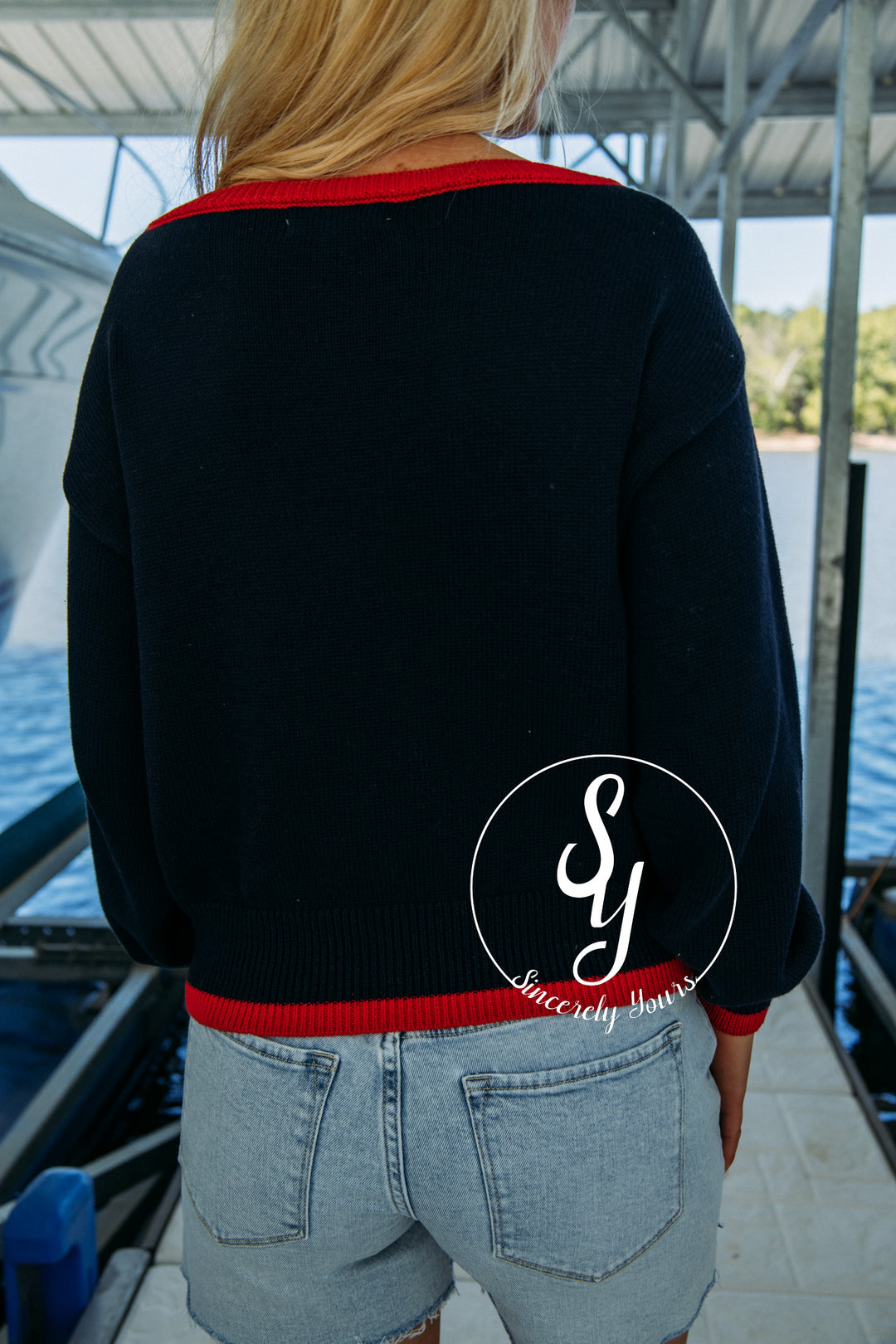 Forever a Classic Sweater - Navy