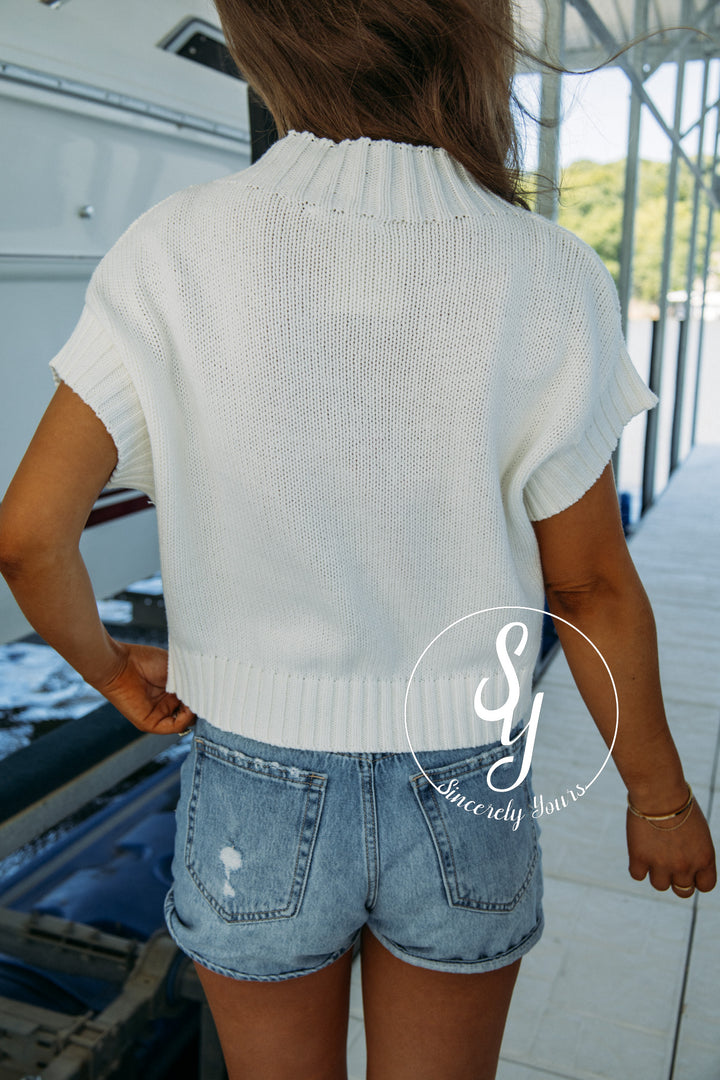Classic Flag Sweater - Off White