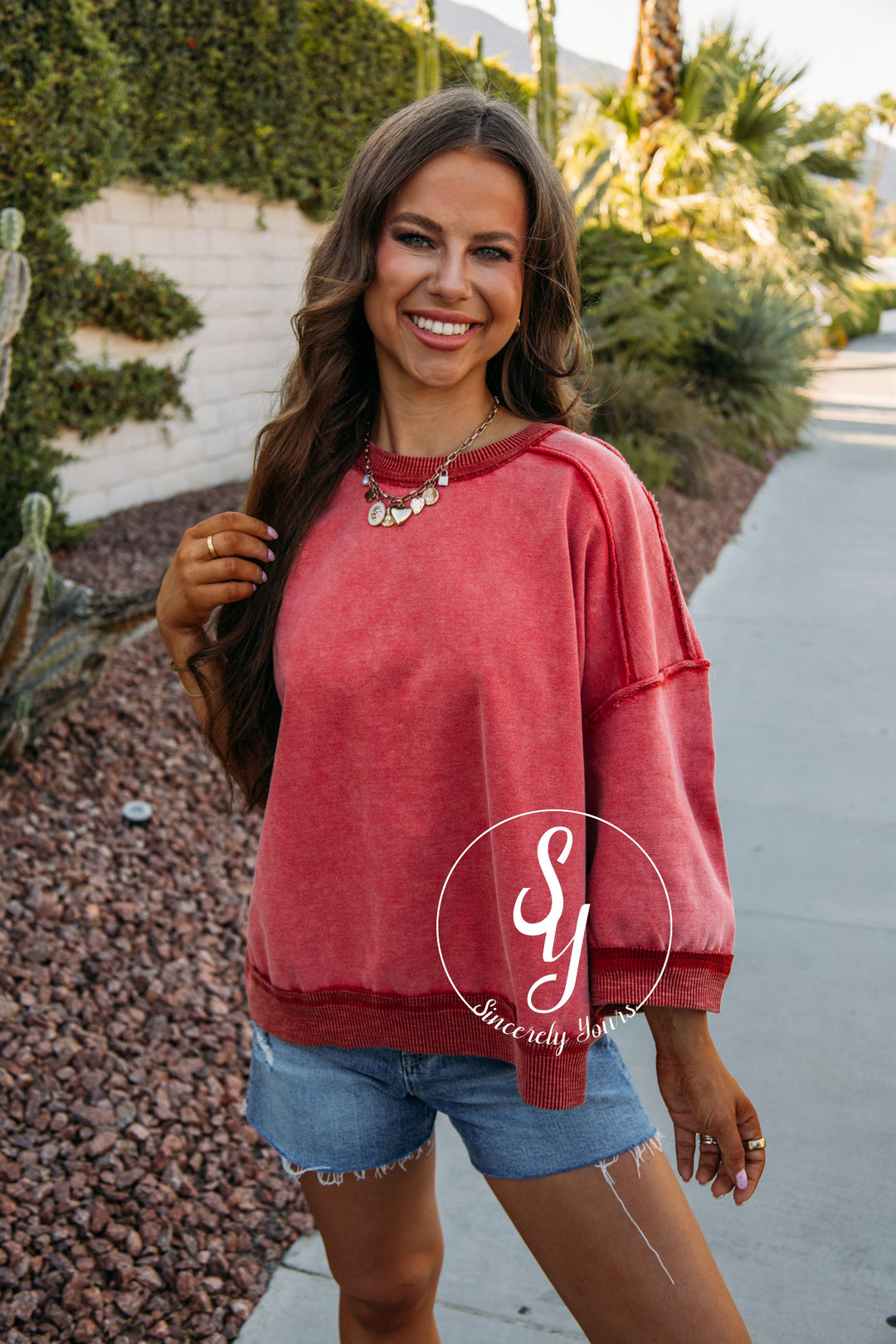 Just It Top - Vintage Red