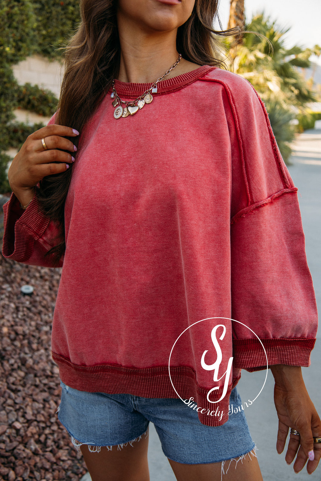 Just It Top - Vintage Red