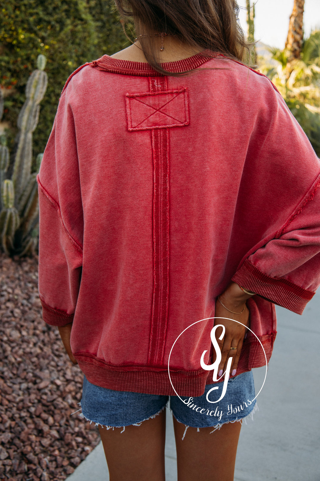 Just It Top - Vintage Red