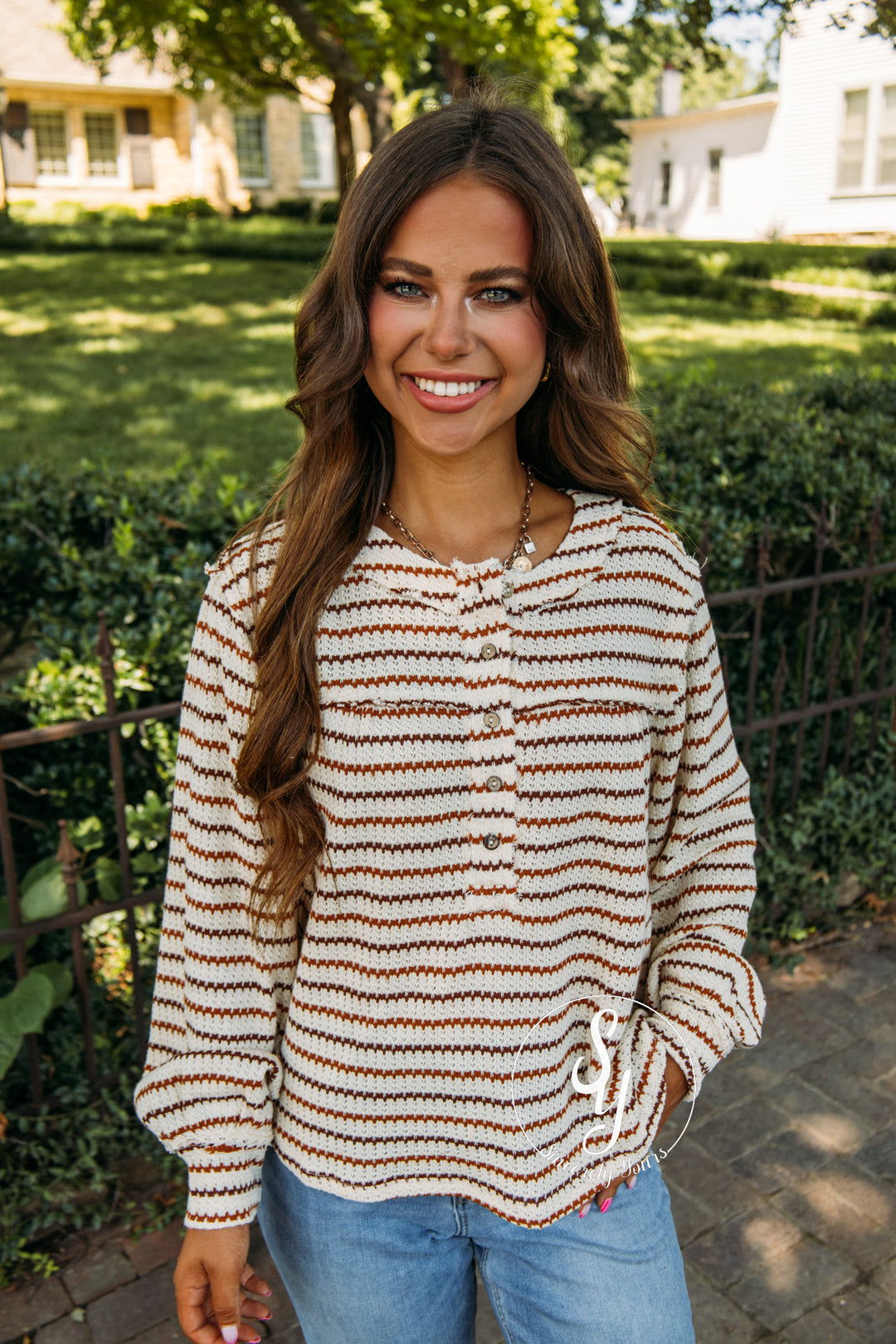 Coffee And Chill Top - Rust Multi