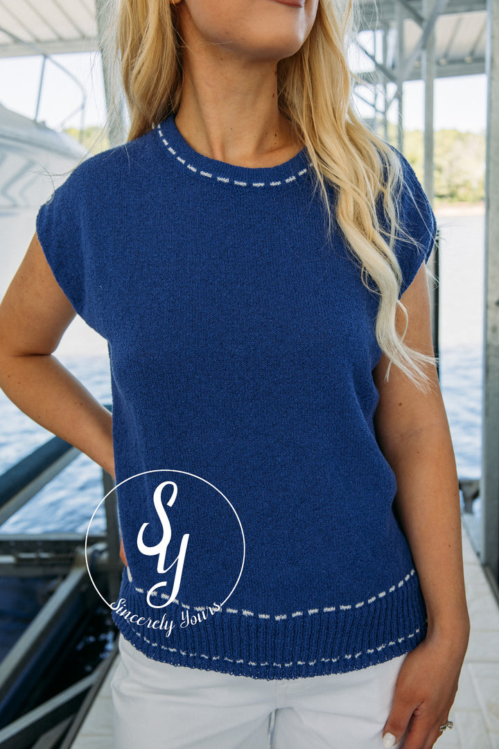 Casual Love Top - Royal
