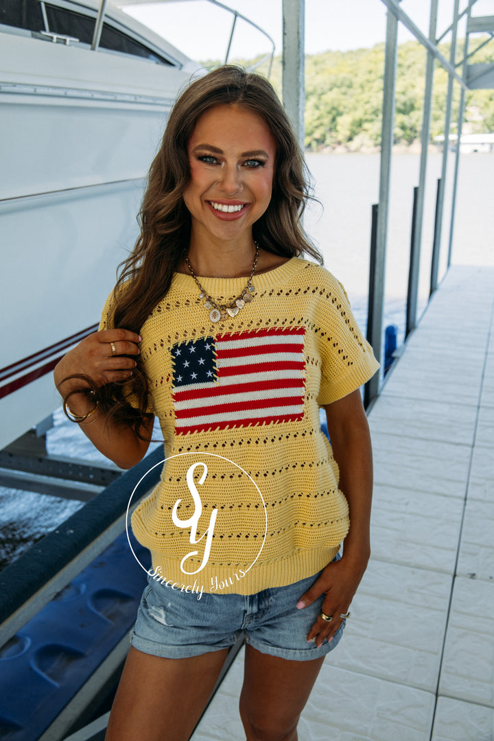 Firework Boom Sweater - Banana