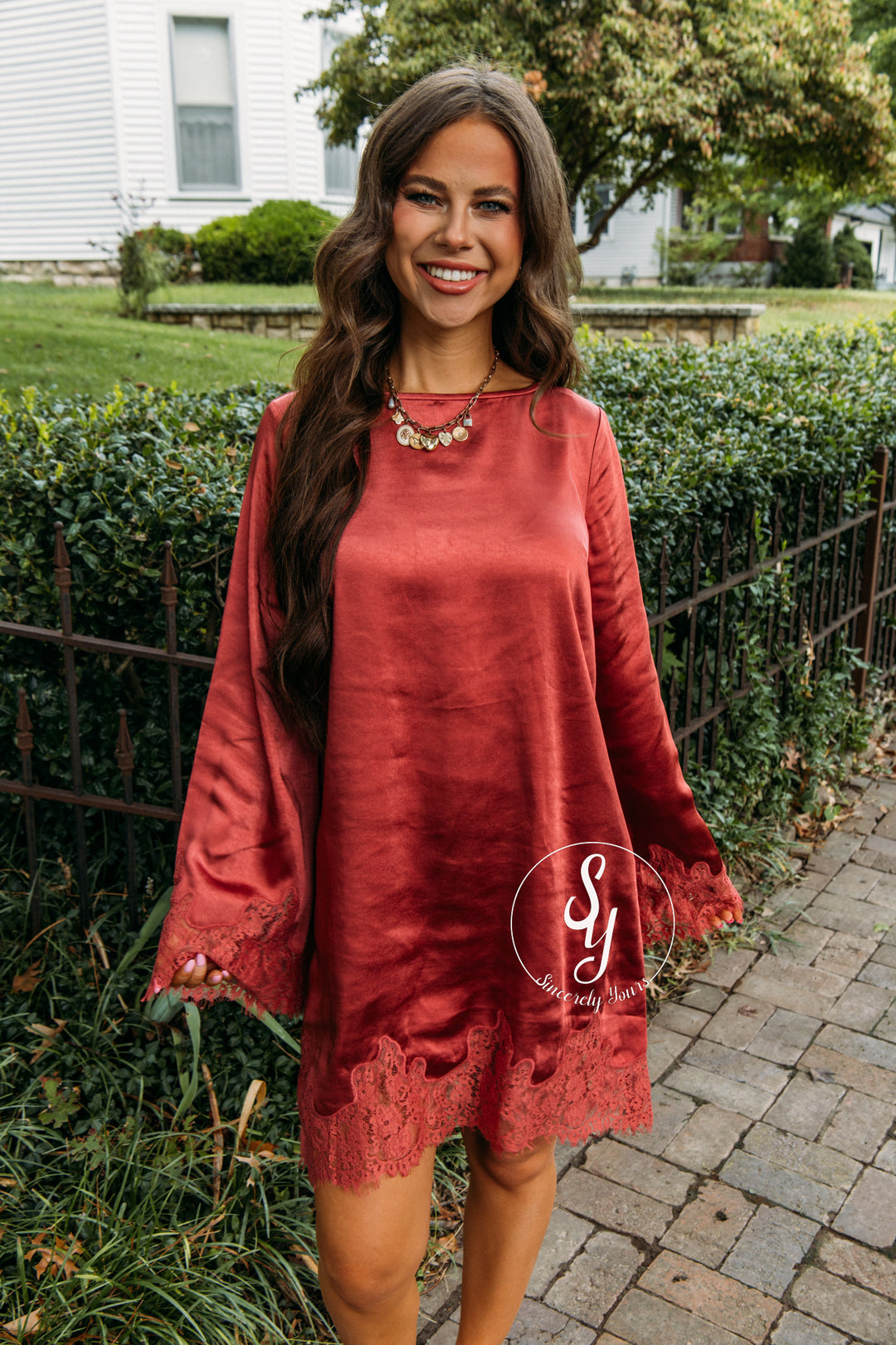 Out Tonight Dress - Ruby Red