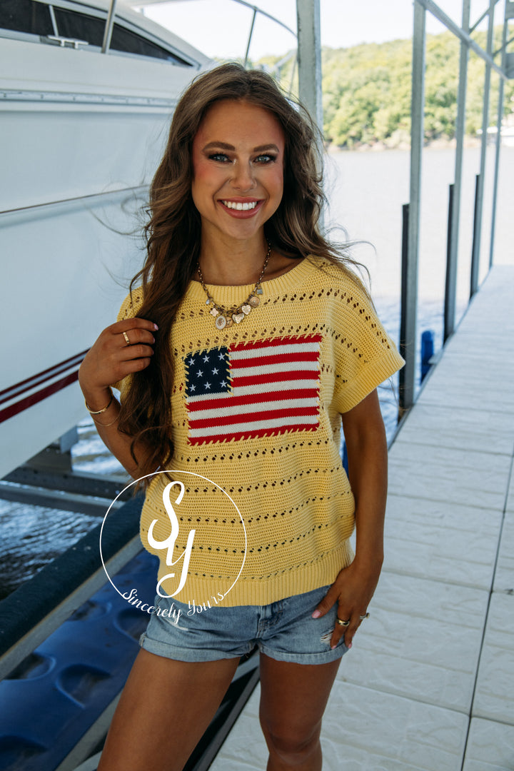 Firework Boom Sweater - Banana