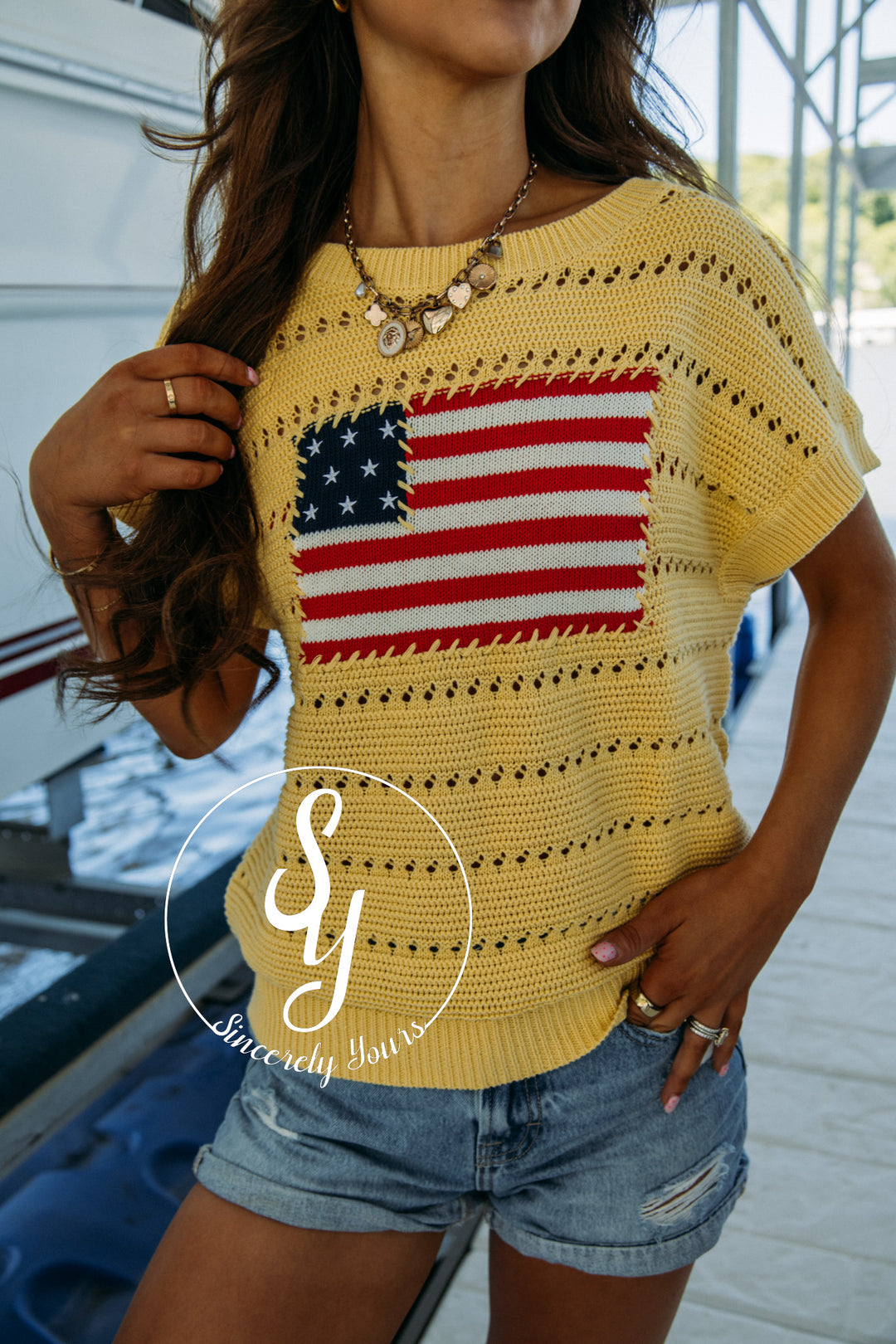 Firework Boom Sweater - Banana