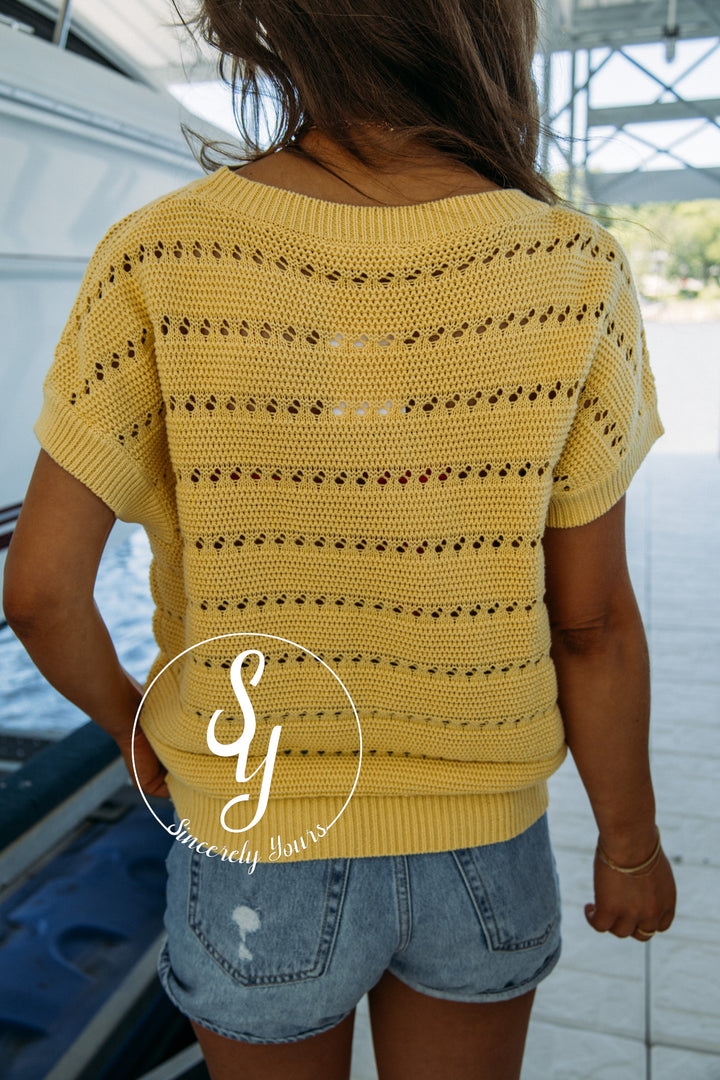 Firework Boom Sweater - Banana